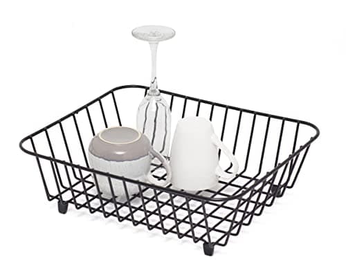 Image of simplywire – Kitchen Sink Basket – Dish Drainer – Black