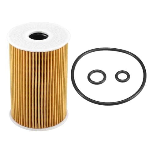 Image of Motoforti Engine Oil Filter, for Volkswagen Passat 2.0L 2012-2015, Plastic, with Gasket, No.03L115562, Yellow, 1 Set