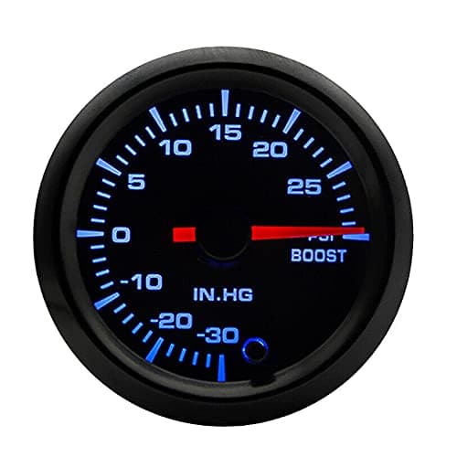 Image of ETOPARS Universal Car Vehicle 2inch 52mm Pointer Turbo Boost Gauge Meter Kit PSI 7 Color LED Light Pointer Indicator Dail