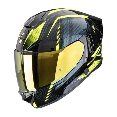 Image of SCORPION EXO-530 Air Theras Black-Neon Yellow XL