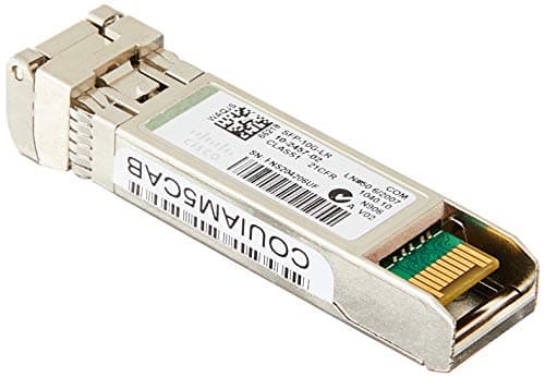 Image of Cisco 10GBASE-LR SFP Module for 10-Gigabit Ethernet Deployments, Hot Swappable, 5-Year Standard Warranty (SFP-10G-LR=)