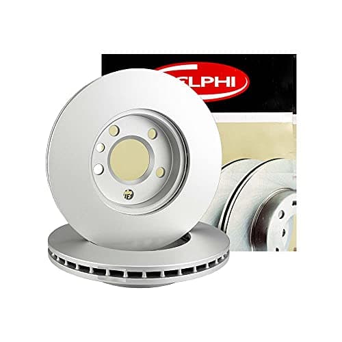 Image of Delphi Brake Disc Set Front Vented Diameter 345 mm 2 x Bg9231C