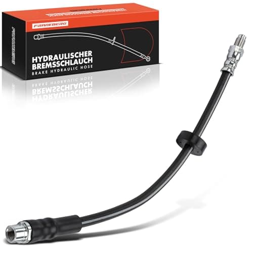 Image of Frankberg 1x Brake Hose Hydraulic Front or Rear Compatible with A6 4F2 C6 2.0L-5.2L 2004-2011 A6 Allroad 4FH C6 2.7L-4.2L 2006-2011 L.u.p.o 60 6X1 1.4L 1998-2005 Replace# 4F0611775