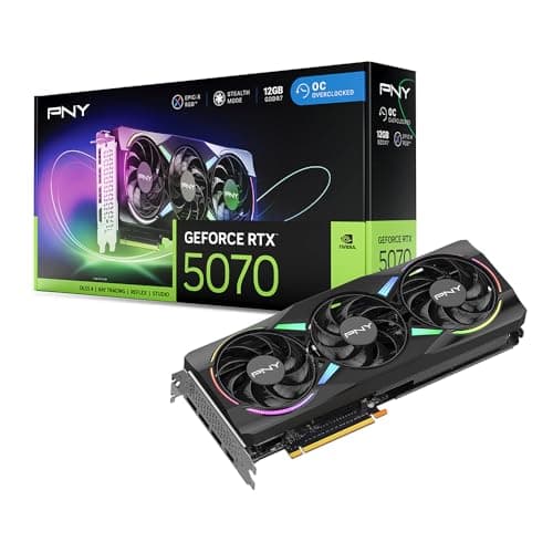 Image of PNY GeForce RTX™ 5070 12GB ARGB OC Triple Fan Graphics Card DLSS 4