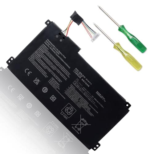 Image of JIMACRO B31N1912 Laptop Battery Compatible with Asus VivoBook 14 E410M E410MA L410M L410MA E410KA-EK139TS E510KA-EJ033TS F414MA L510MA R522MA E510MA Series B31N1912 C31N1912(11.55V/42Wh)