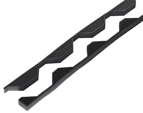 Image of Riayk 34/1000 Box Profile Foam Eaves Fillers, 25mm Thick, Pack of 10 Pairs (Black)