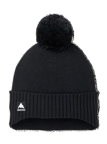 Image of Burton Fleece-Lined Earflap Beanie, True Black, One Size