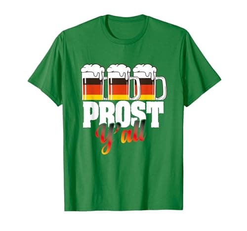 Image of Prost German Beer Volksfest T-Shirt, Men, Kelly Green, XX-Large