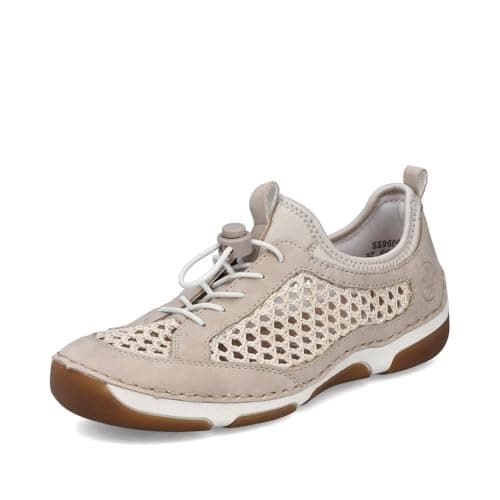 Image of Rieker Women's Low-Top Trainers 55960, Women's Low Shoes, Beige 60, 6.5 UK