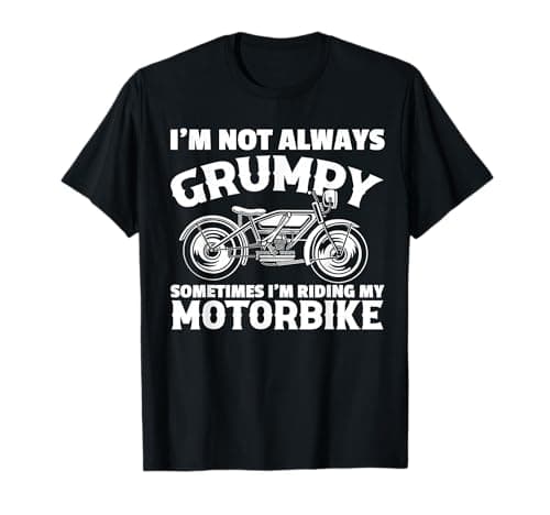 Image of Funny Biker Retro Motorcycle Racer Positivity Men Women T-Shirt