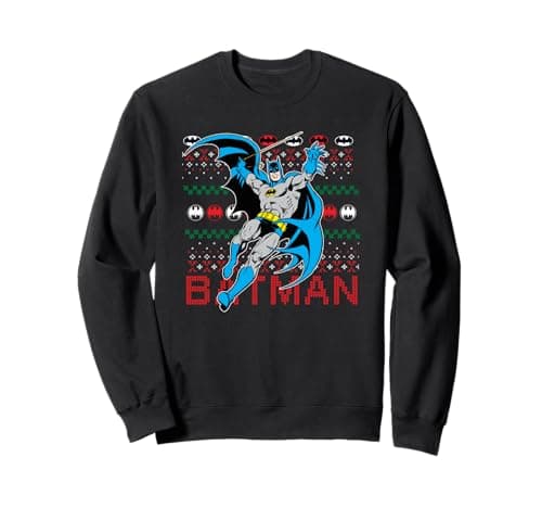 Image of Batman Fair Isle Christmas Sweatshirt