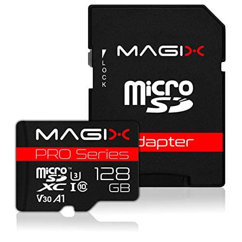 Image of Magix 128GB microSD Card Class10 V30 U3, Read Speed Up to 95 MB/s, PRO Series (SD Adapter Included)