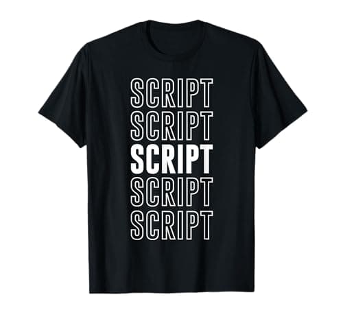 Image of Script T-Shirt