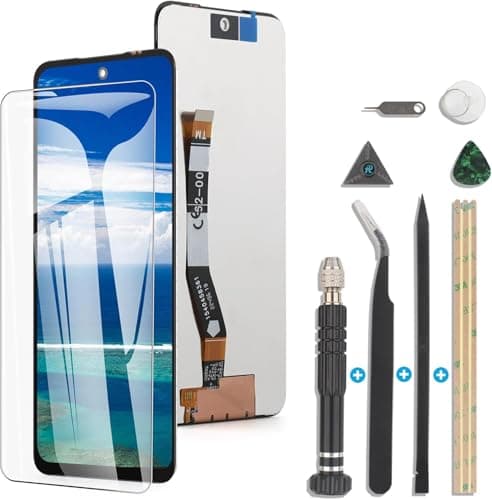 Image of RongZy Display for Motorola Moto G54 5G XT2343-1 XT2343-2 LCD Touch Screen Internal Digitizer for Motorola Moto G54 5G Replacement Assembly with Tools Kit(Black)