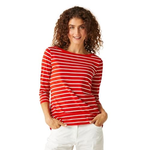 Image of Regatta Women's Bayletta 3/4 Sleeve Top Red