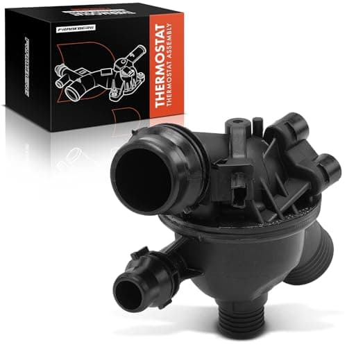 Image of Frankberg Engine Coolant thermostat Housing 102°C Compatible with 3 Series E93 318i 320i 2.0L 2006-2013 5 Series E60 520i 2.0L 2006-2010 1 Series E82 120i 2.0L 2007-2013 Replace# 11538671515