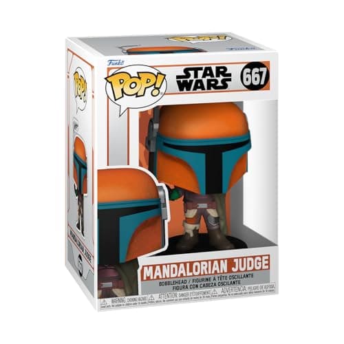 Image of Funko POP! Vinyl: Star Wars - The Mandalorian - The Judge - Collectable Vinyl Figure - Gift Idea - Official Merchandise - Toys For Kids & Adults - Model Figure for Collectors and Display