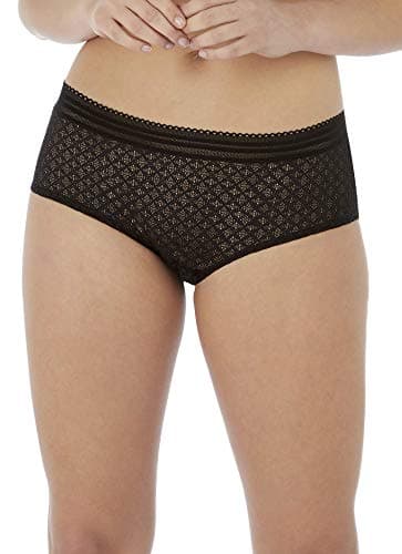 Image of Freya Women's Viva Short Brief Boy Panties, Lace Noir, M