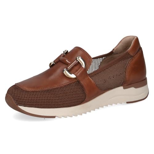 Image of CAPRICE Women's Flat Loafer, Brown (Cognac Comb), 5 UK