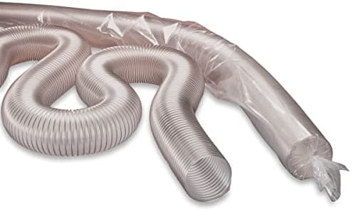 Image of PU Flexible Ducting Hose 100mm ID - Fully Antistatic Polyurethane Dust & Fume Extraction Woodworking Ventilation Flame Retardant (2 Metre)