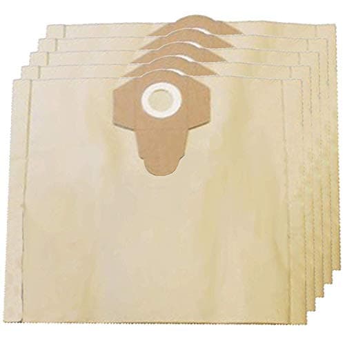 Image of SPARES2GO Strong Dust Bags for Draper DRA19103 WDV30SS WDV50SS 15L 20L 30L Vacuum Cleaner (Pack of 5)