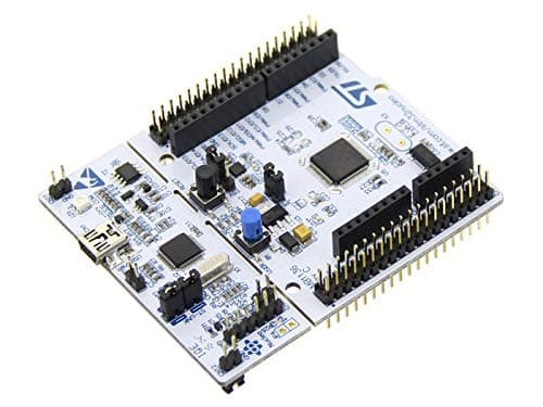 Image of STMicroelectronics NUCLEO-F401RE STM32 Nucleo-64 Development Board with STM32F401RE MCU, USB, ST Morpho Connectivity, 1 User LED, 1 Reset Push-Button, On-Board ST-LINK/V2-1 Debugger/ Programmer