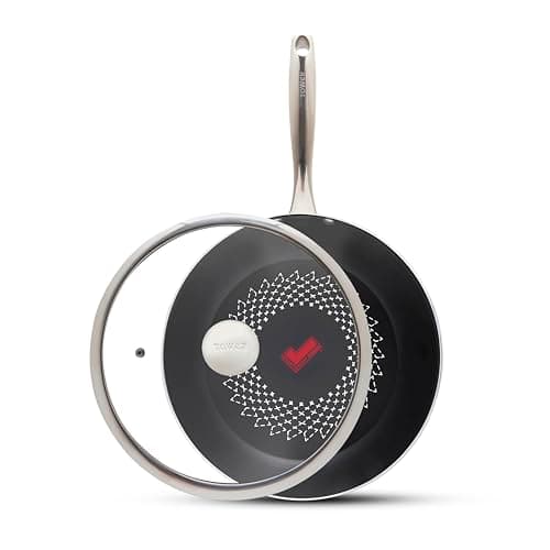 Image of Tower SmartStart Ultra Forged 28cm Multi-Pan & Lid with Easy Clean Aeroglide Non-Stick, 15x Stronger, Induction Compatible, Oven Safe up to 220°, Long Lasting, PFOA Free, T900308