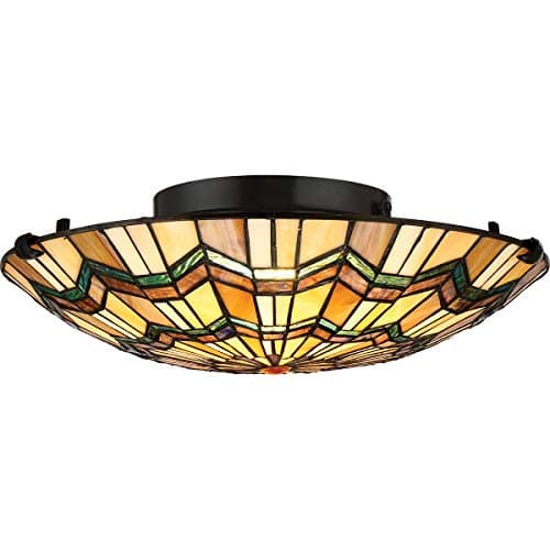 Image of 2 Bulb Flush Light - Low Ceiling - Valiant Bronze - LED E27 60W Bulb