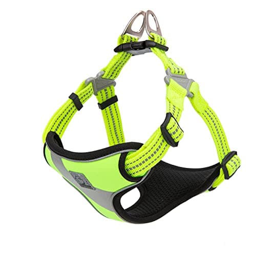 Image of Dog Harness Safety Vest Step-in Style Reflective Adjustable Comfortable TLH5991(Neon Yellow,S)
