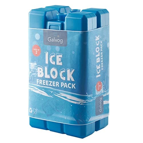 Image of Galvog Freezer Blocks Ice Packs 400mlx2 for Lunch Box | Long Lasting Reusable Ice Blocks For Cool Bags Lunch Boxes Coolers – Your Travel Camping Picnic Companion