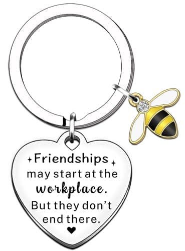 Image of TTOVEN Friendship Keyring Gifts Friend Brithday Christmas Graduation Presents