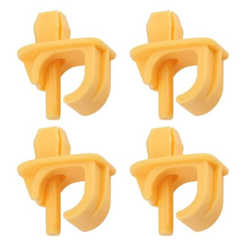 Image of eMagTech 4Pcs Car Front Hood Support Prop Rod Holder Clip 6V0823397121 Compatible with Skoda Compatible with VW