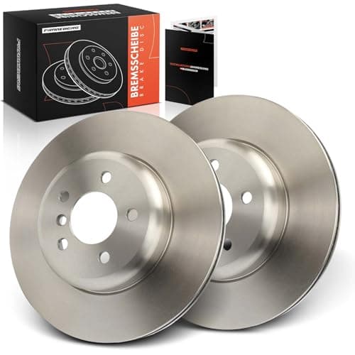Image of Frankberg Brake Disc Set incl. 2x Discs Rear Vented Ø345mm Compatible with 5 Series Touring F11 5 Series F10 5 Series Gran Turismo Replace# 34216775289,34206894381