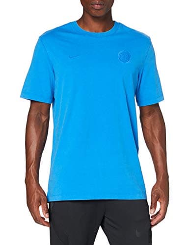Image of Nike Inter Milan Men's T-Shirt, mens, T-Shirt, CD0157, blue spark, XX-Large