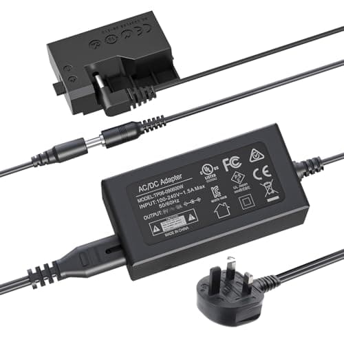Image of F1TP ACK-E10 AC Power Adapter and LP-E10 DR-E10 Dummy Battery Coupler Kit Replacement for Canon EOS Rebel T3 T5 T6 T7 T100 1100D 1200D 1300D 2000D Cameras