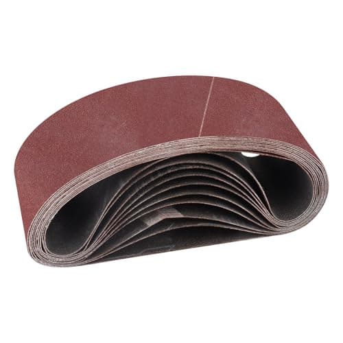 Image of STEBRUAM 10PCS Sanding Belt 65 x 410 mm 100 Grit