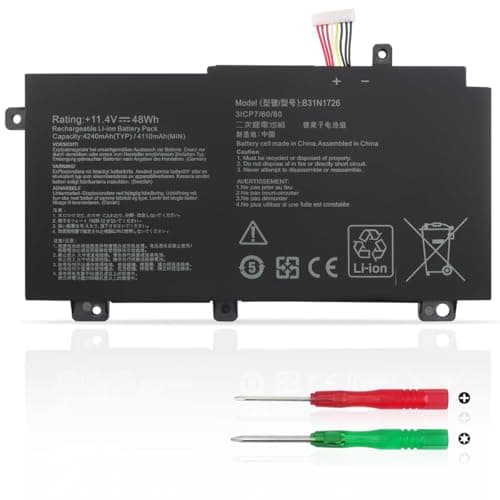 Image of KXRSII B31N1726 Laptop Battery for ASUS FX80 FX80G FX80GD FX80GE FX80GM FX86 FX86FE FX86FM TUF Gaming FX504 FX504GD FX504GE FX504GM FX505DY FX505GE FX505GD FX505GM FX505GM FX505GE 5GT GT A15 FA506