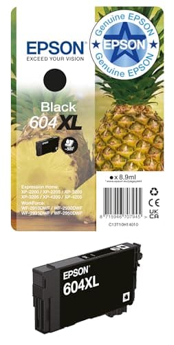 Image of Epson 604XL Pineapple, Genuine Black Ink Cartridge