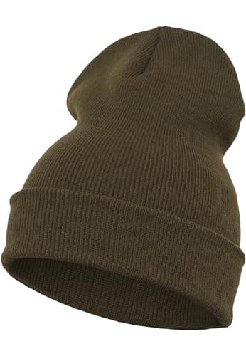 Image of Flexfit Mütze Heavyweight Long Beanie, Olive, one Size