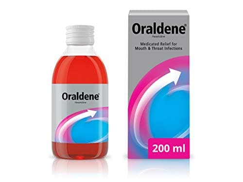 Image of Oraldene Mouthwash | Use at First Sign of Sore Throat | Medicated Mouthwash - Sore Throat Treatment for Adults | 200ml