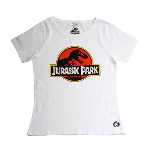 Image of ONOMATO! Jurassic Park Women's T-Shirt, White, XXL