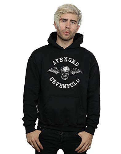 Image of Absolute Cult Avenged Sevenfold Men's Death Bat Hoodie Black X-Large