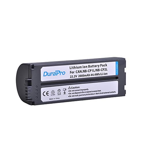 Image of DuraPro 2000mAh NB-CP2L NB CP2L Battery for Canon NB-CP1L CP2L Canon Photo Printers SELPHY CP800, CP900, CP910, CP1200,CP100,CP1300