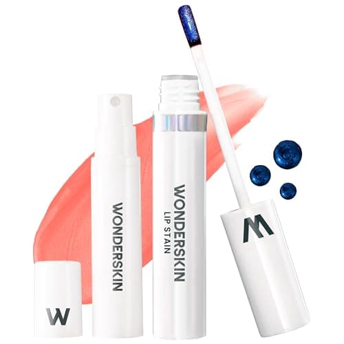 Image of Wonderskin Wonder Blading Peel and Reveal Lip Stain Kit, Long Lasting Lip Tint, Transfer Proof, Matte Finish, Waterproof Formula (Crush)