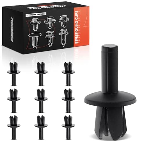Image of Frankberg 10x Body Trim Clips Push Retainer Exterior Cladding Compatible with Corsa C X01 Agila (A) H00 Astra H A04 Agila (B) H08 Astra G Cabriolet Replace# 947098