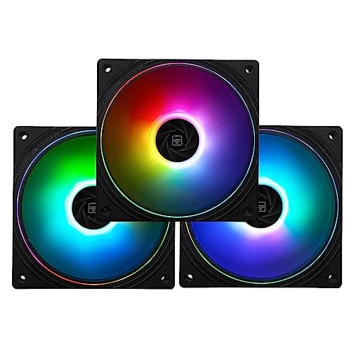 Image of Thermalright TL-S12-S X3 120mm ARGB PWM Silent Case Fan - Under 23.2dB(A), Fine Aperture Light Effect for CPU Air & Liquid Coolers