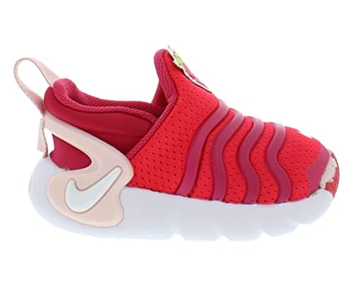 Image of NIKE Dynamo GO! FlyEase SE Little Kids' Shoes Baby Girl Walking Shoes Red Strawberry Pink 5.5 UK