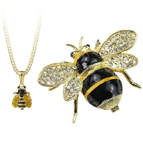 Image of Secrets from Hidden Treasures 1110 Bumble Bee Trinket Box