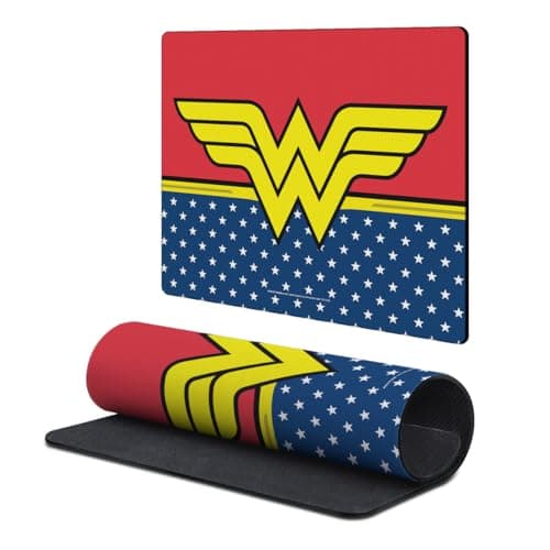 Image of Head Case Designs Officially Licensed Wonder Woman DC Comics Costume Logo Comic Book Cover 9.84 x 11.81 x 0.12 inches (250 x 300 mm) - S Gaming Office Desk PC Keyboard Mouse Mat Pad