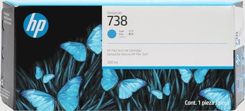 Image of HP 738 300-ml Cyan DesignJet ink cartridge 1 pc(s) Original High (XL) Yield